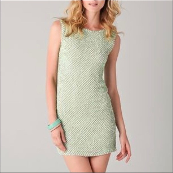 Alice + Olivia | Dresses | Alice Olivia Green Sequin Mini Dress Sz 2 |  Poshmark